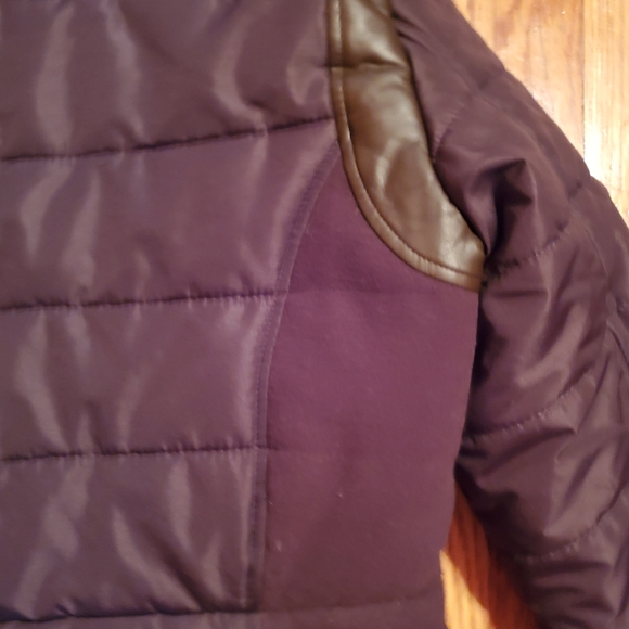 Two-Tone Puffer Coat - Picture 2 of 9